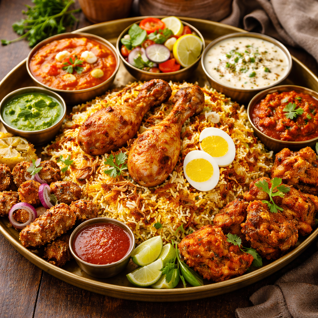 Chaska Bites premium biryani platter